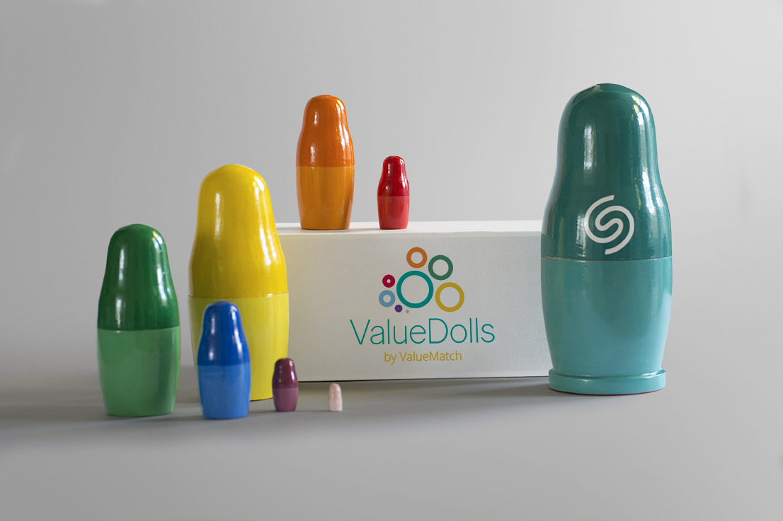 ValueMatch ValueDolls Spiral Dynamics nested dolls